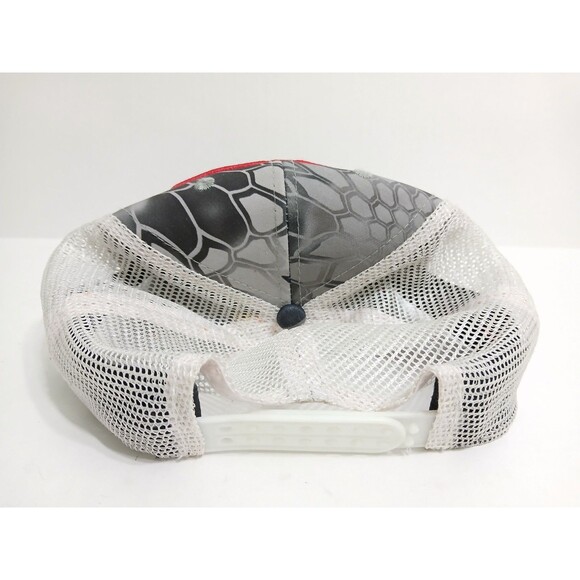 Kryptek Hat Cap Snap Back Gray White Water Camo Trucker Mesh Fishing Adult Men - Picture 3 of 6